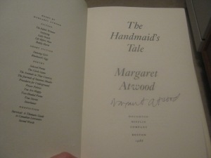 Margaret Atwood Signed Copy