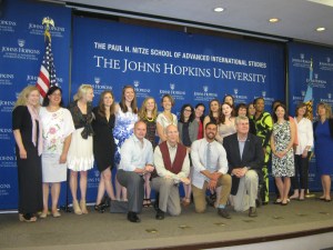 My grad class. I'm 2nd from the left.